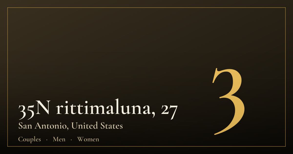 35N rittimaluna, 27 — San Antonio