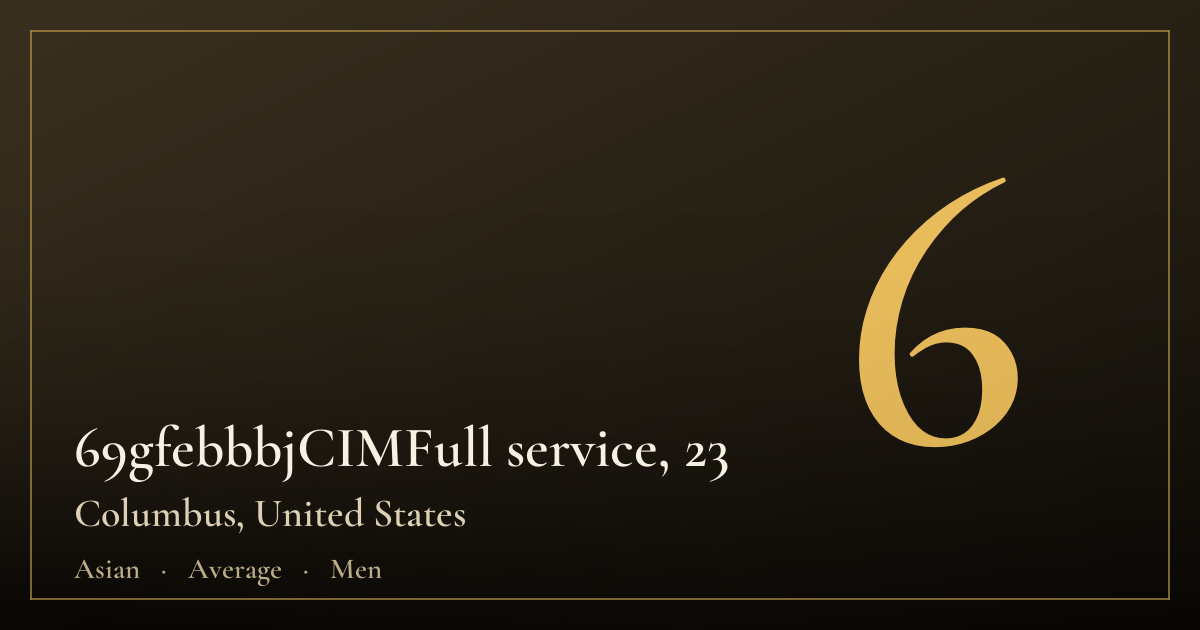 69gfebbbjCIMFull service, 23 — Columbus