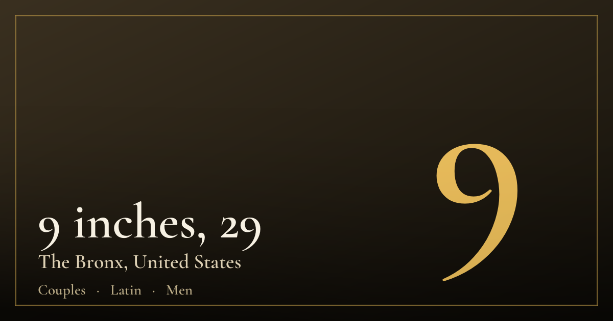 9 inches, 29 — The Bronx