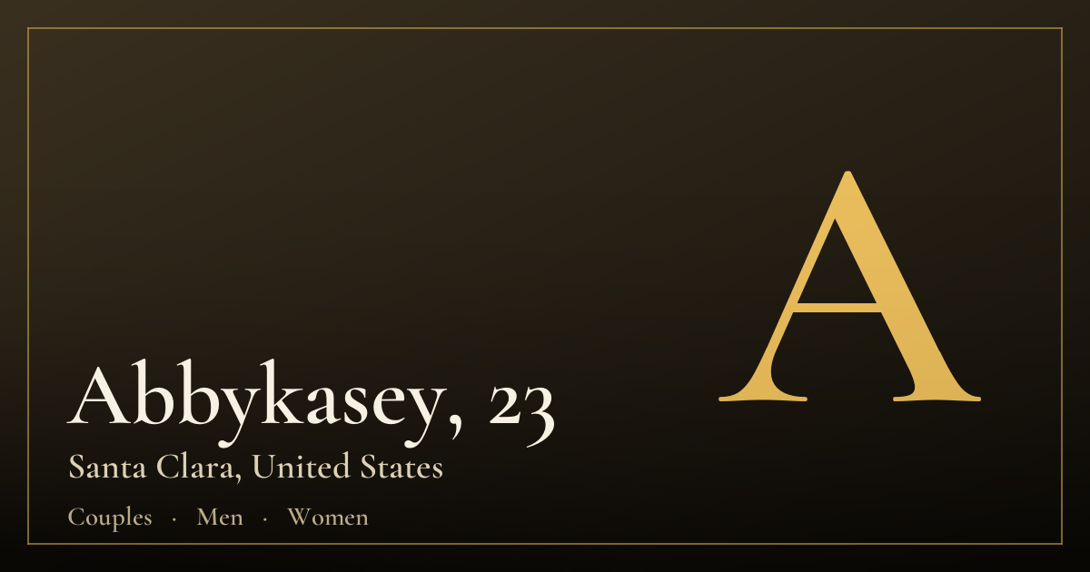 Abbykasey, 23 — Santa Clara