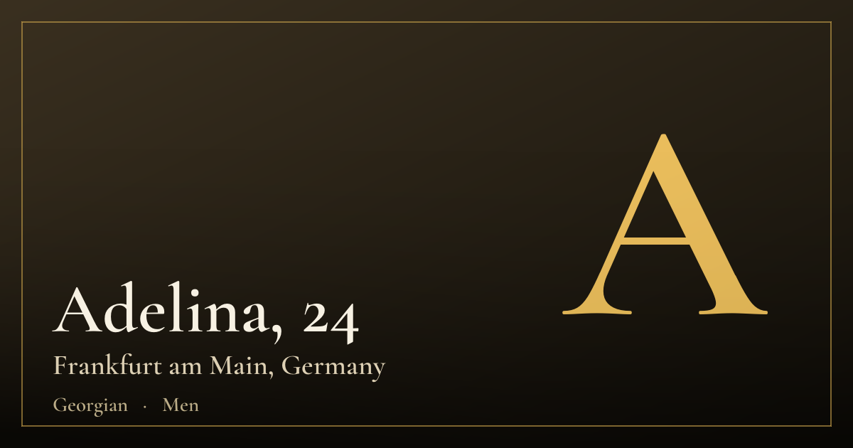 Adelina, 24 — Frankfurt am Main