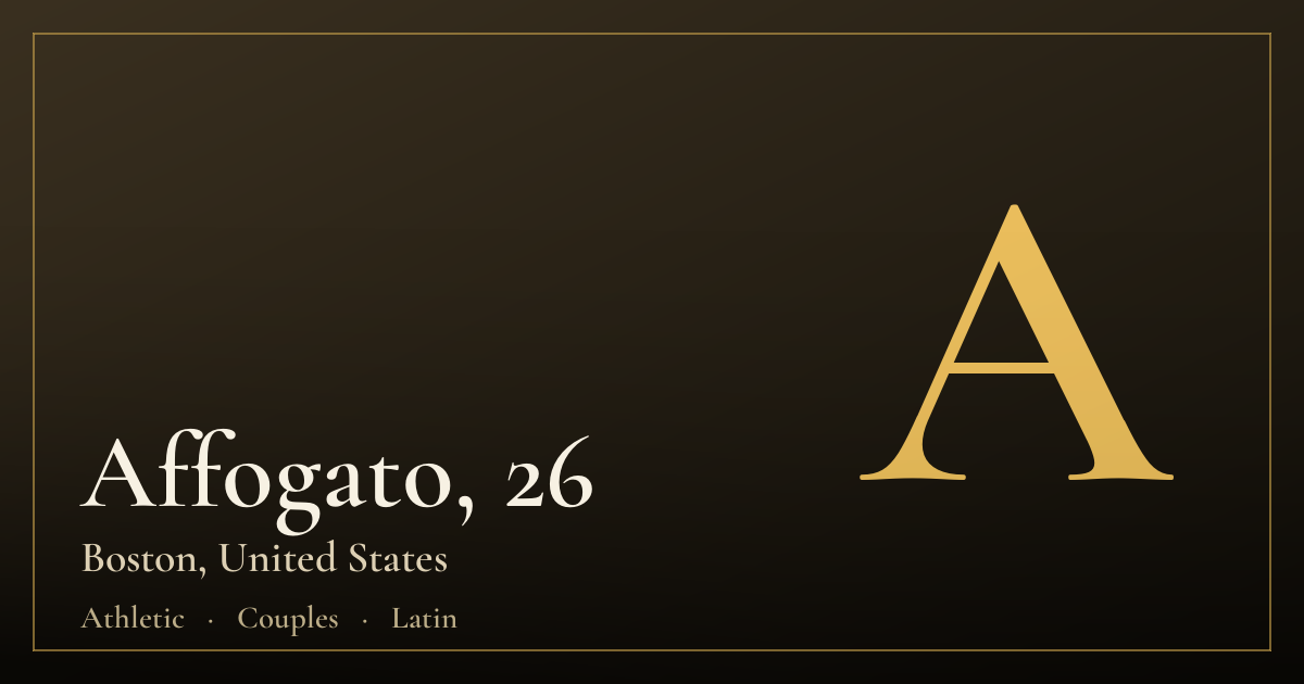Affogato, 26 — Boston