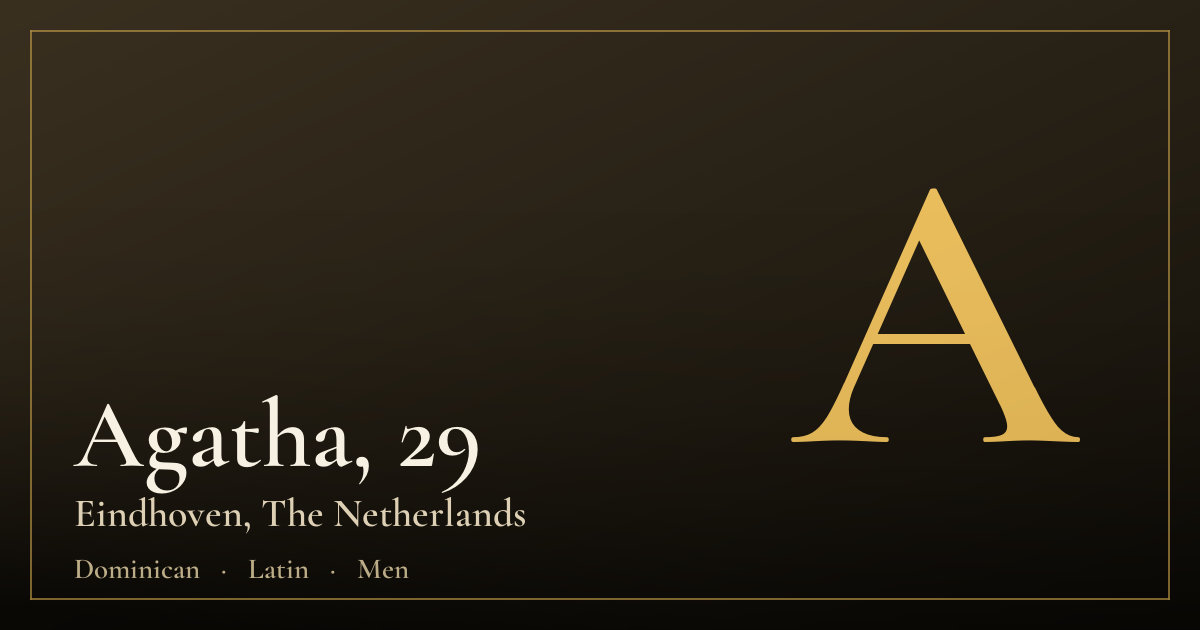 Agatha, 29 — Eindhoven