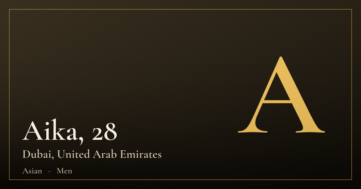 Aika, 28 — Dubai