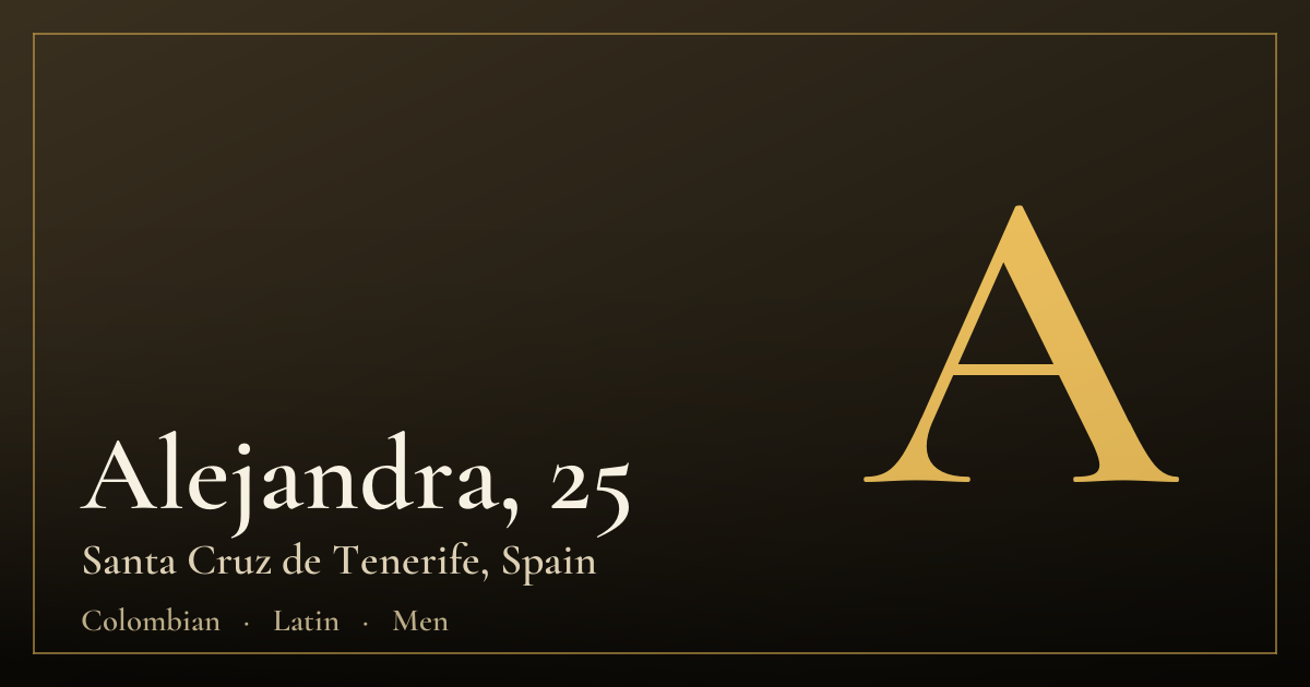 Alejandra, 25 — Santa Cruz de Tenerife