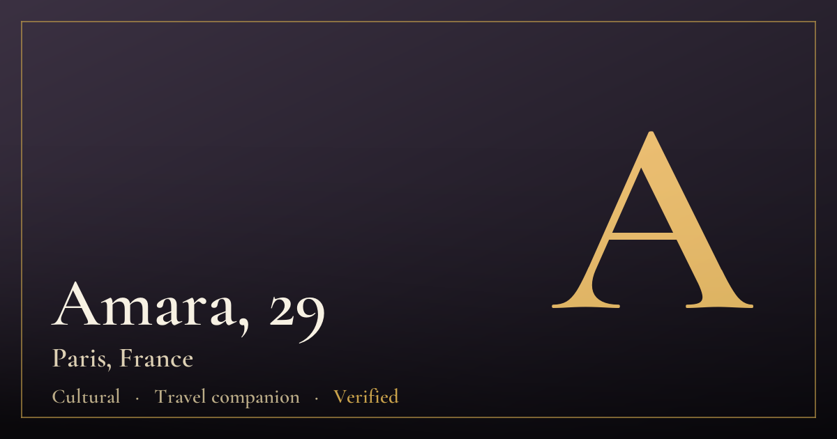 Amara, 29 — Paris