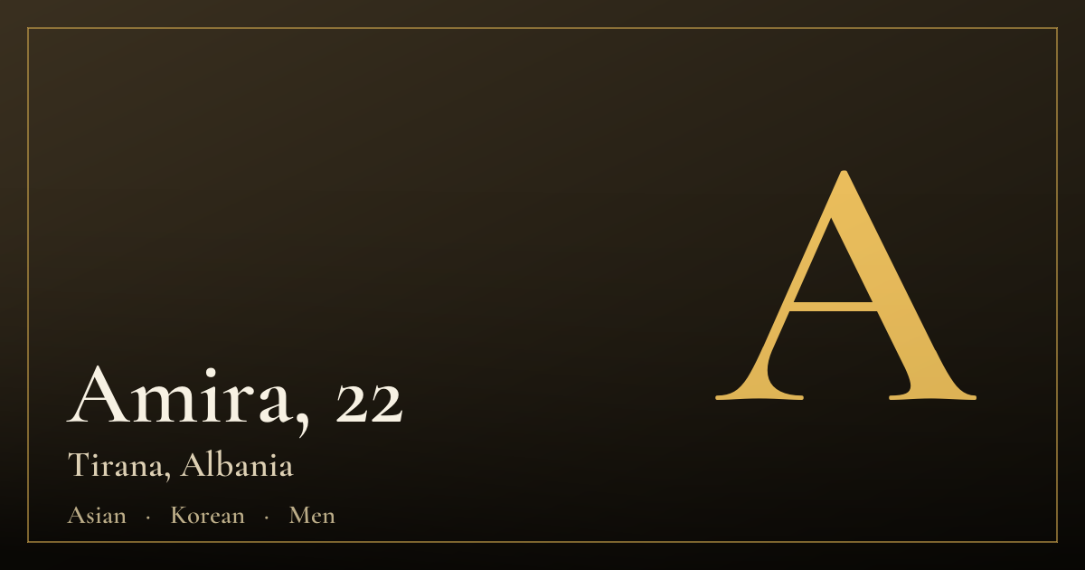 Amira, 22 — Tirana