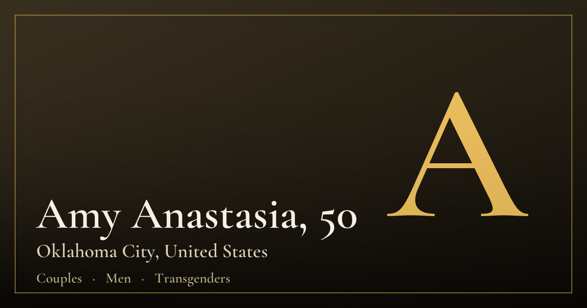 Amy Anastasia, 50 — Oklahoma City