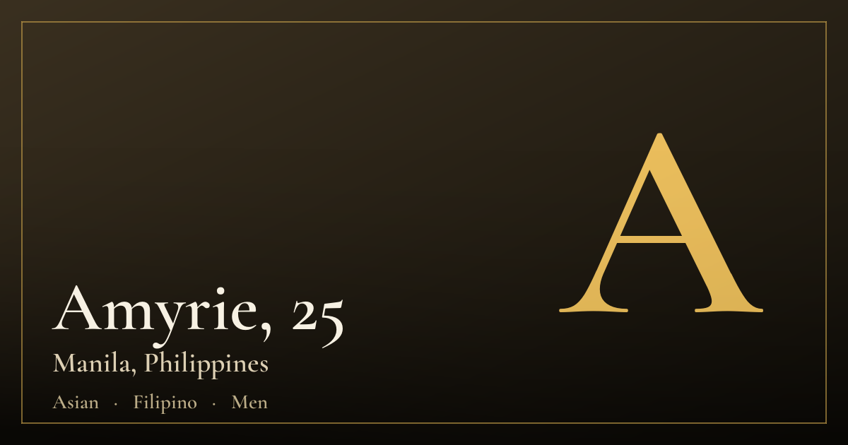 Amyrie, 25 — Manila