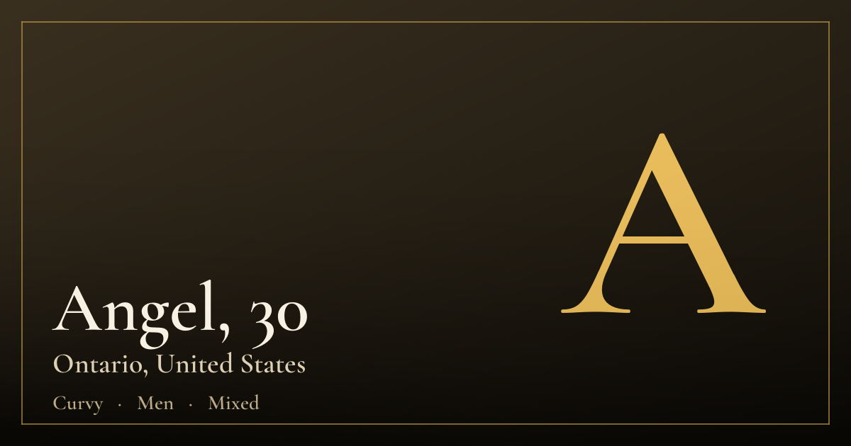 Angel, 30 — Ontario