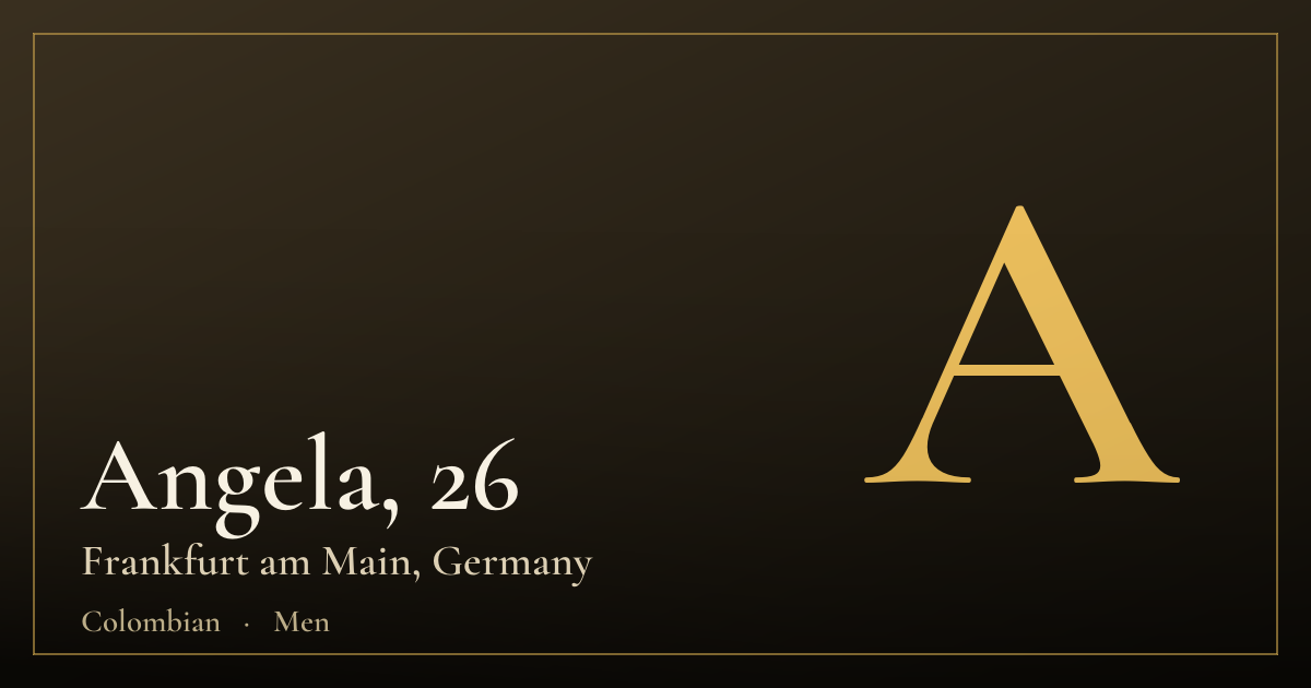 Angela, 26 — Frankfurt am Main