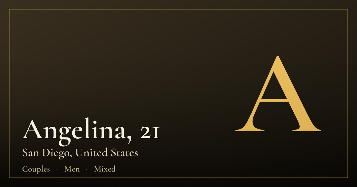 Angelina, 21 — San Diego