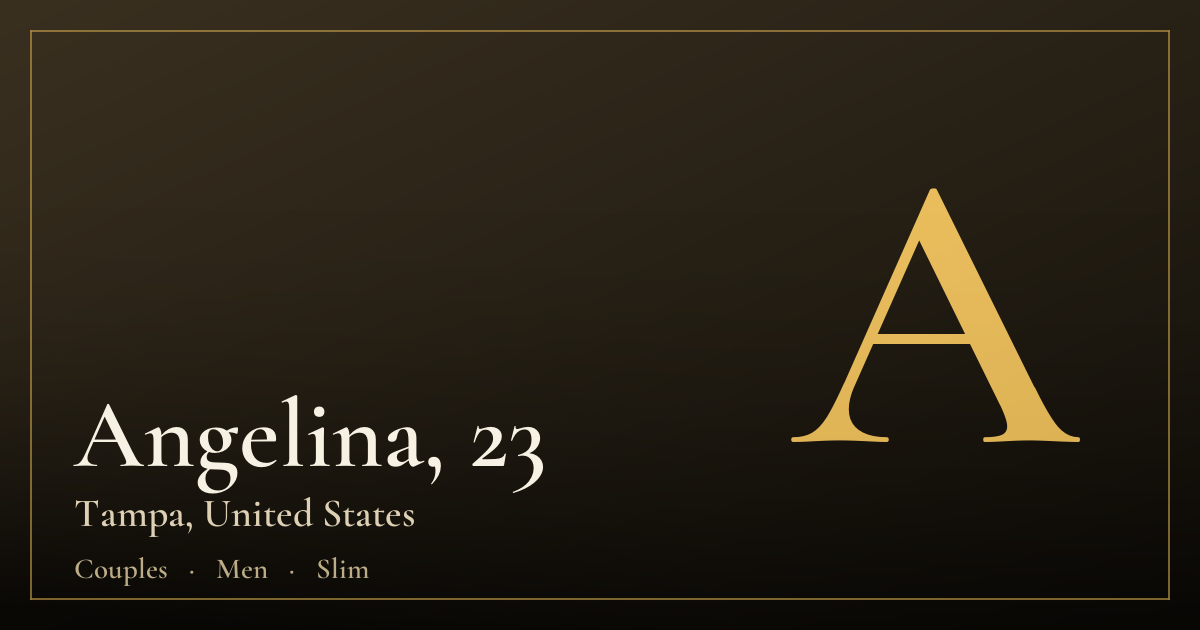 Angelina, 23 — Tampa