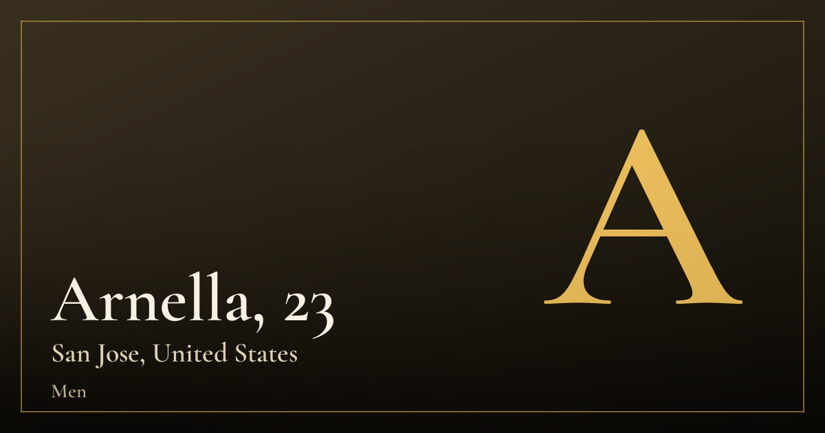 Arnella, 23 — San Jose