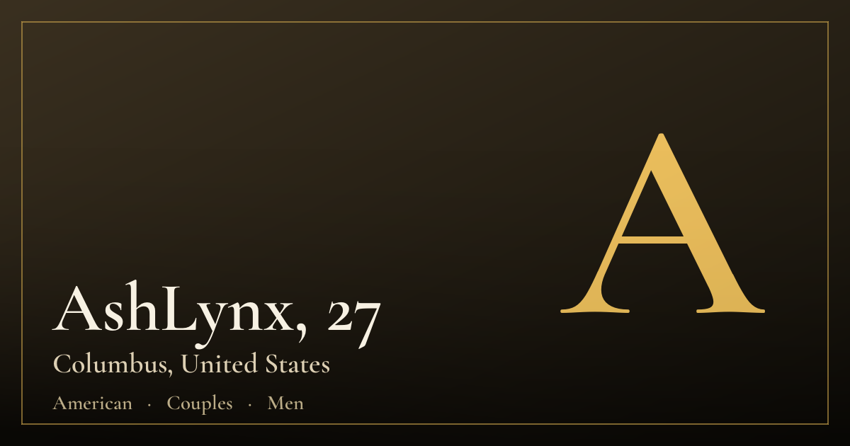 AshLynx, 27 — Columbus