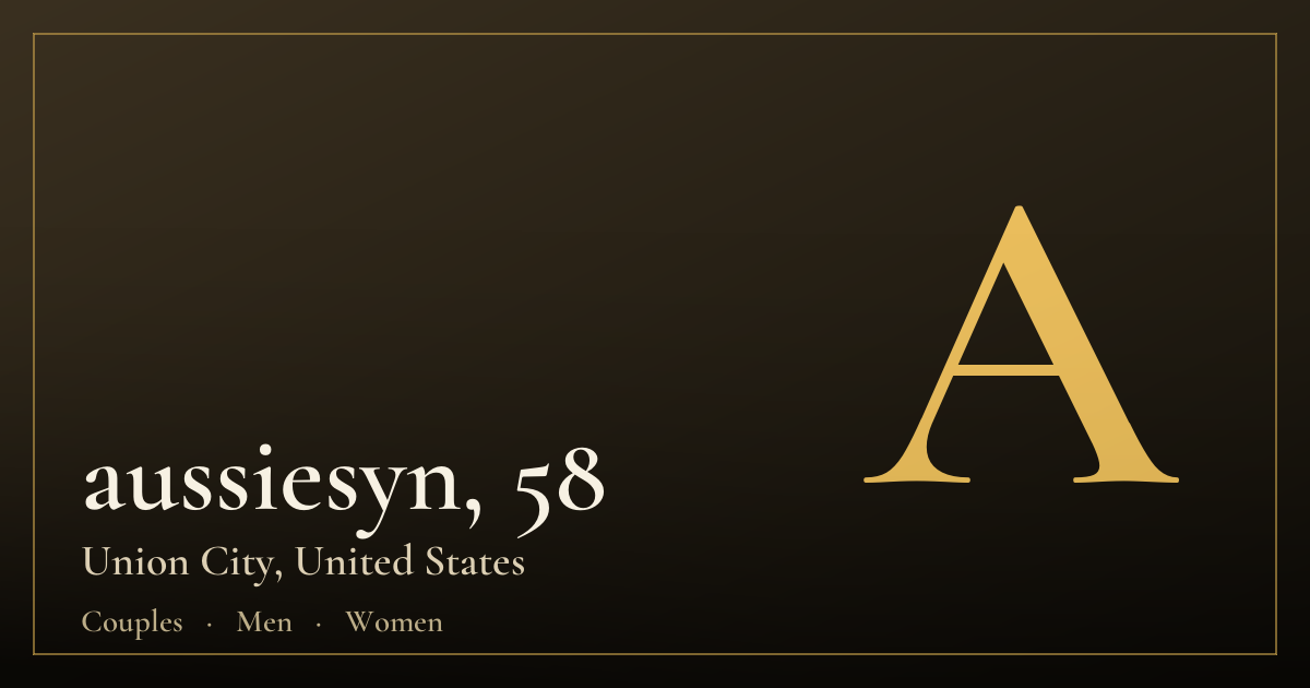 aussiesyn, 58 — Union City