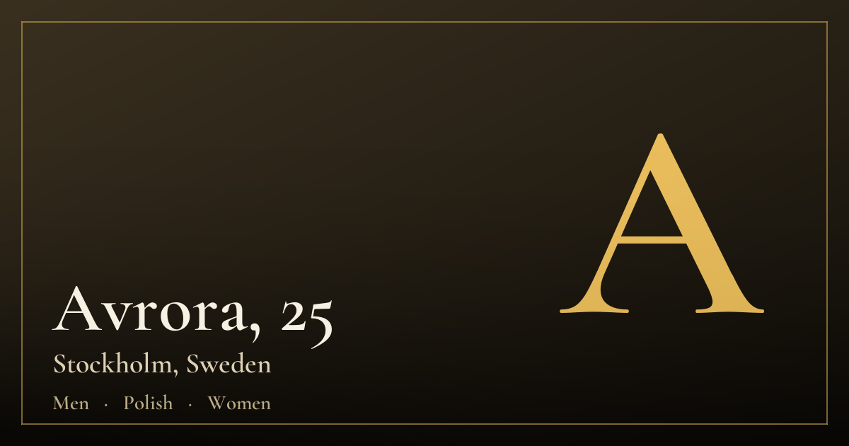Avrora, 25 — Stockholm