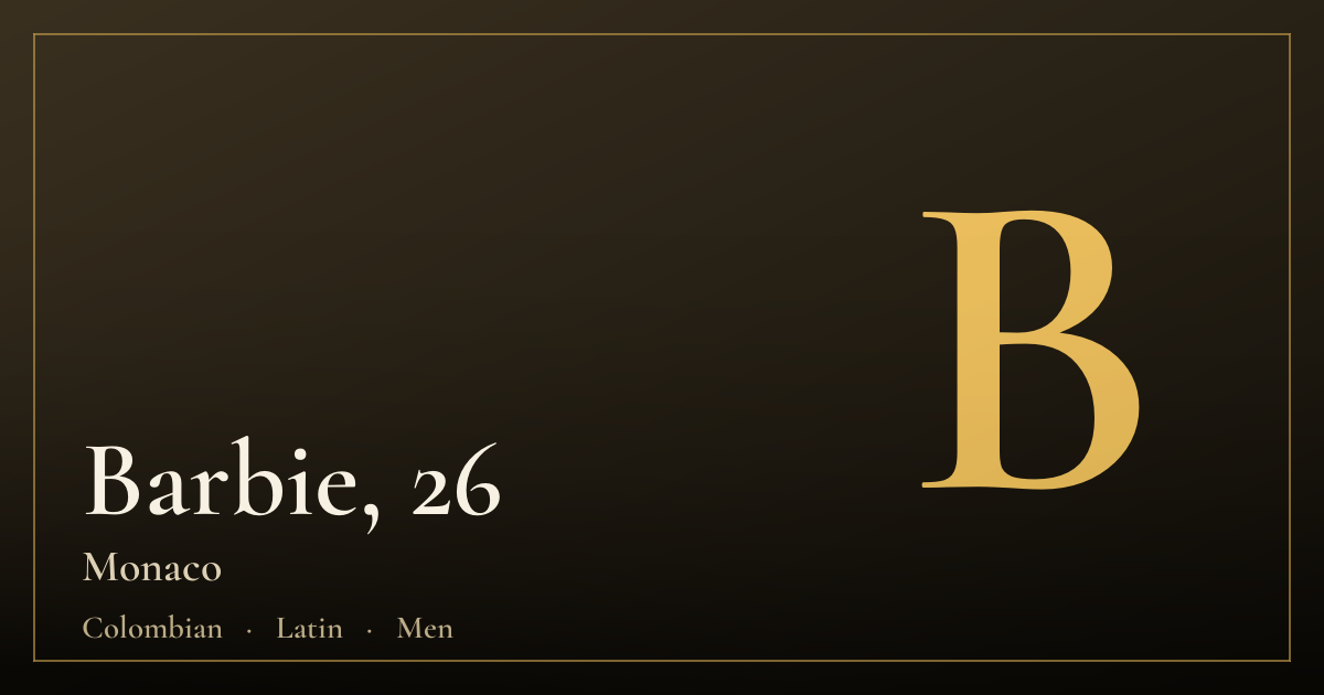 Barbie, 26 — Monaco
