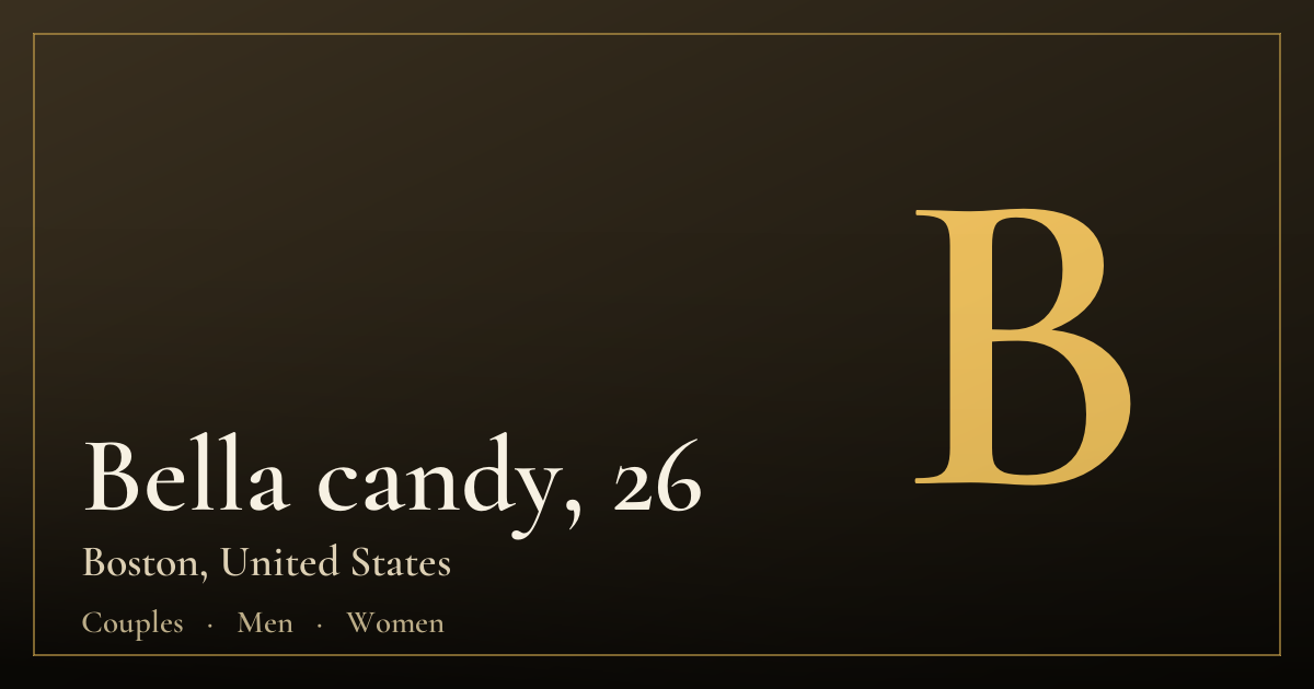 Bella candy, 26 — Boston