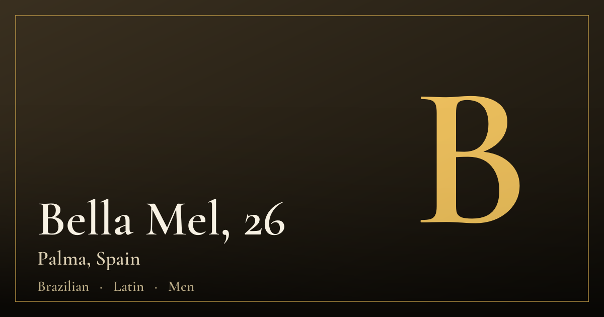 Bella Mel, 26 — Palma