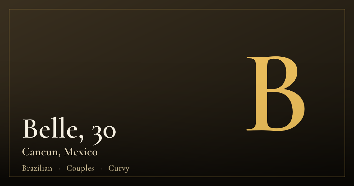Belle, 30 — Cancun