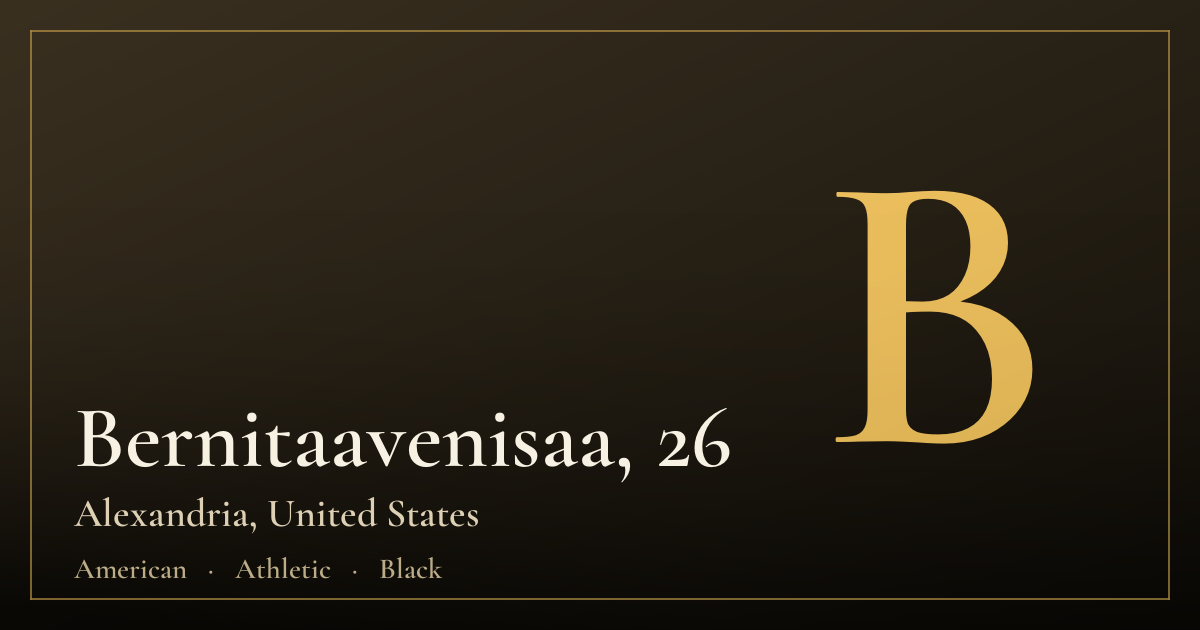 Bernitaavenisaa, 26 — Alexandria