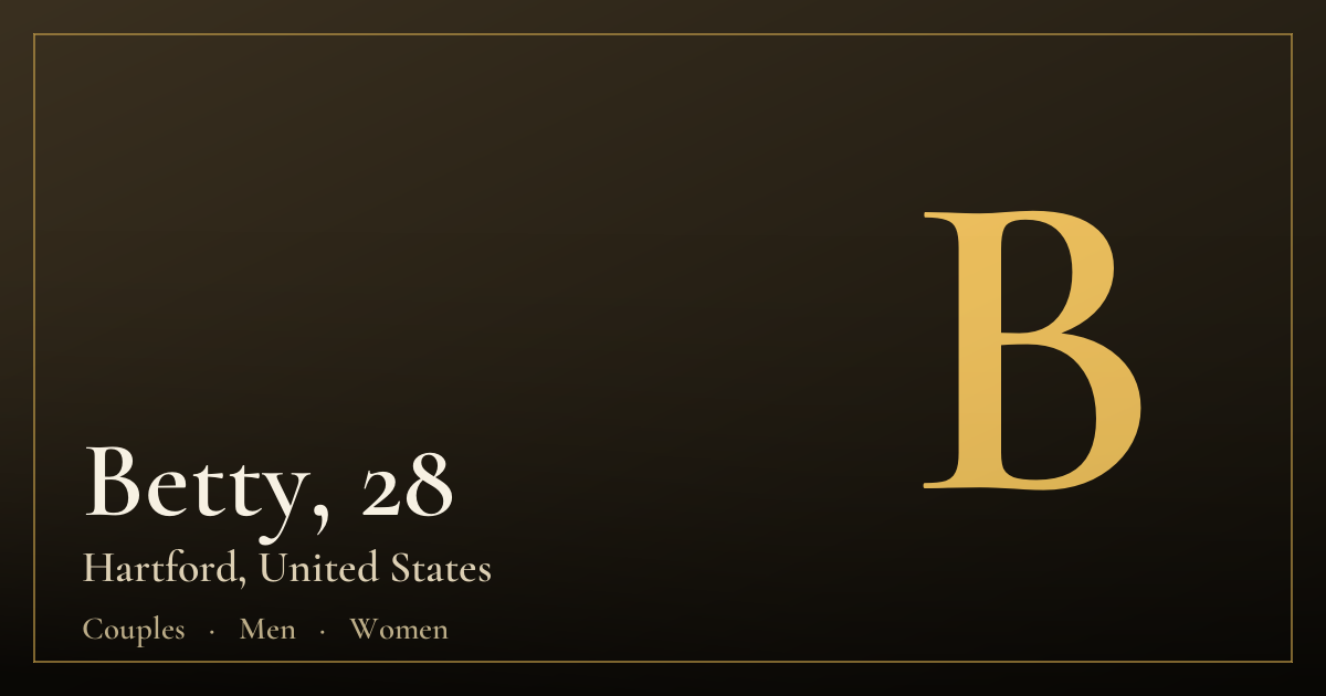 Betty, 28 — Hartford