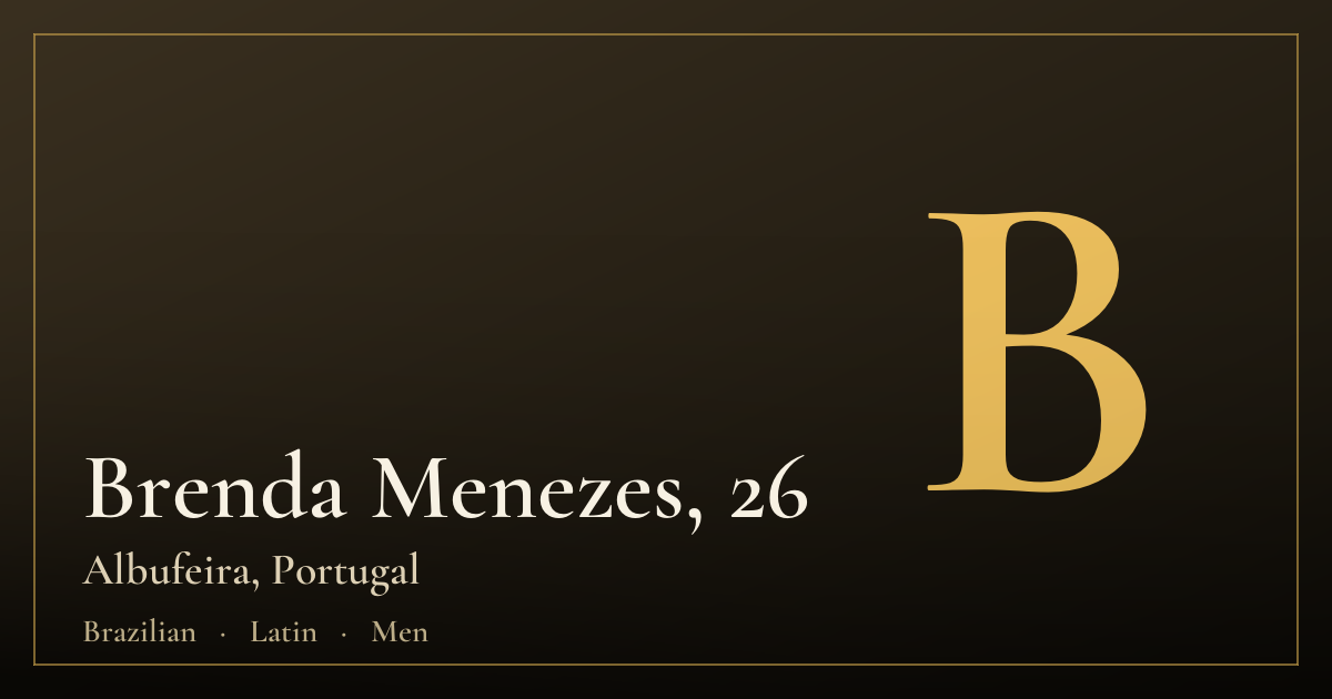 Brenda Menezes, 26 — Albufeira