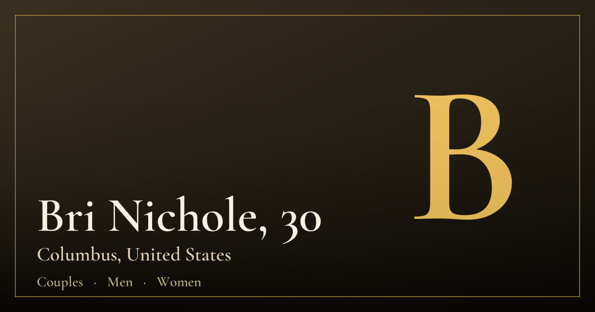 Bri Nichole, 30 — Columbus