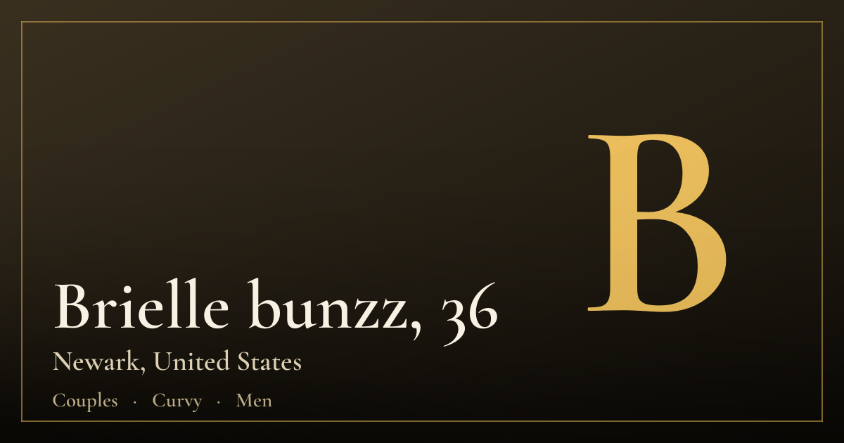 Brielle bunzz, 36 — Newark