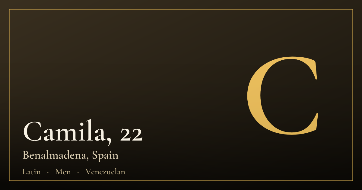 Camila, 22 — Benalmadena