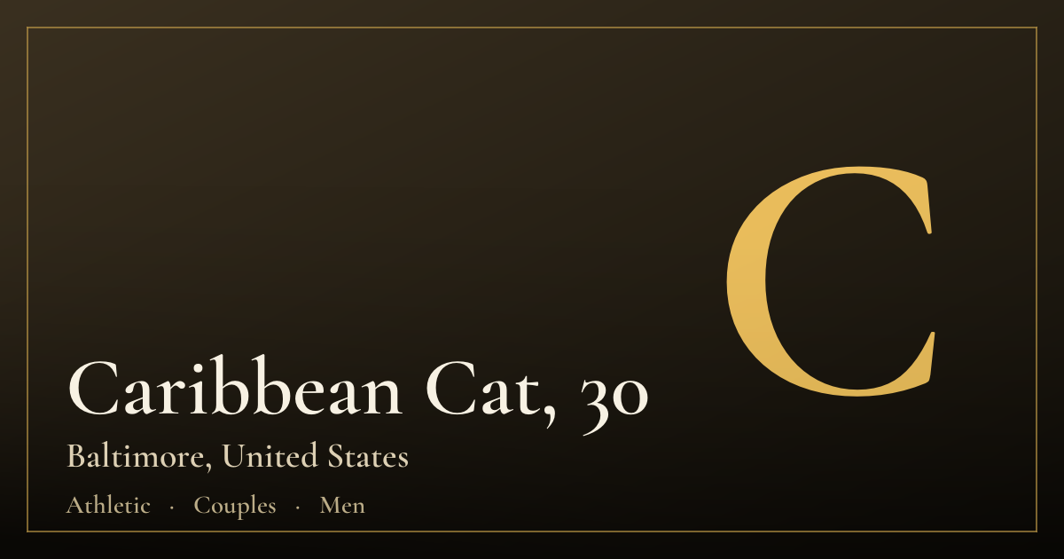 Caribbean Cat, 30 — Baltimore