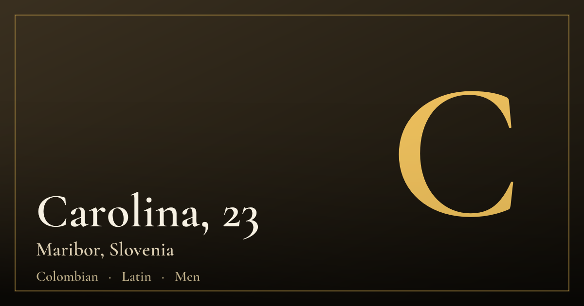 Carolina, 23 — Maribor