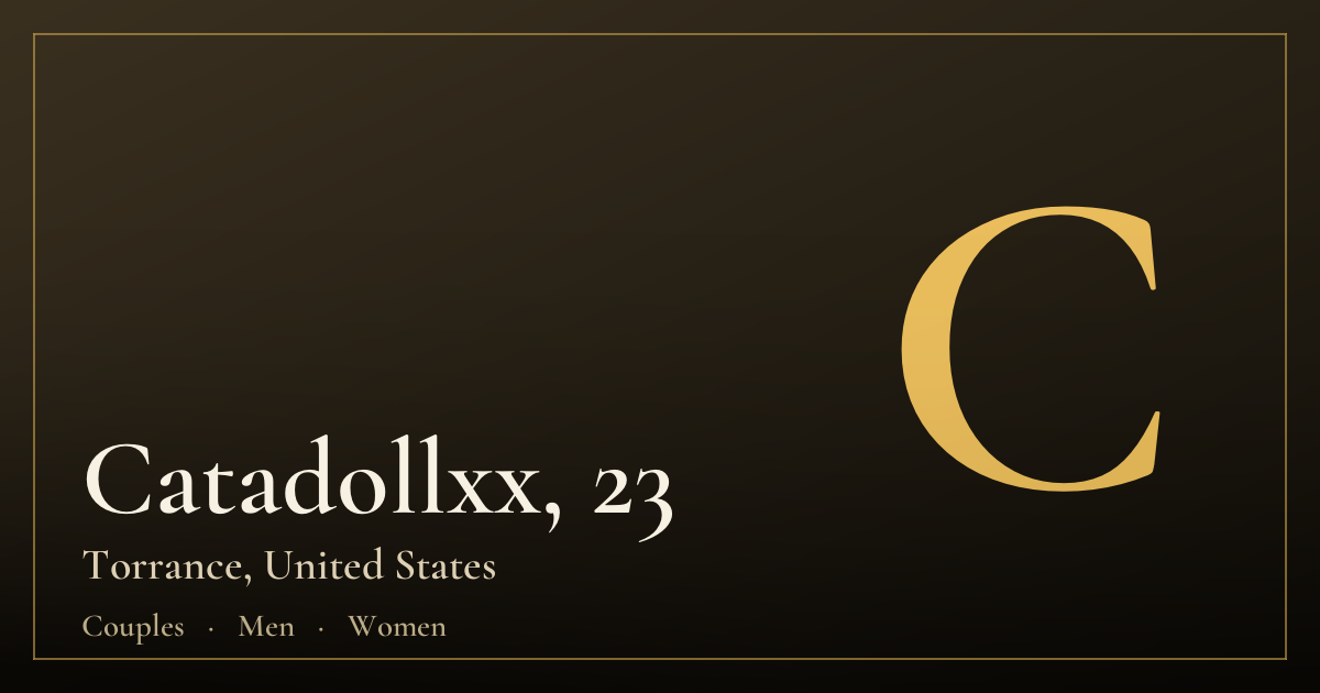 Catadollxx, 23 — Torrance
