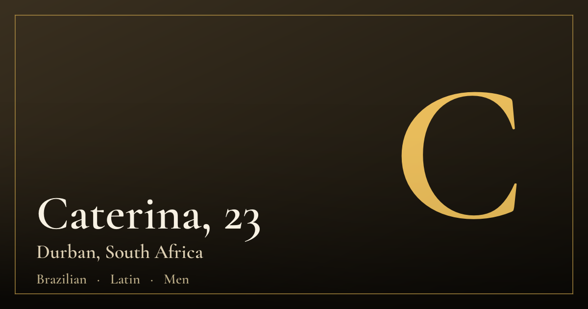 Caterina, 23 — Durban