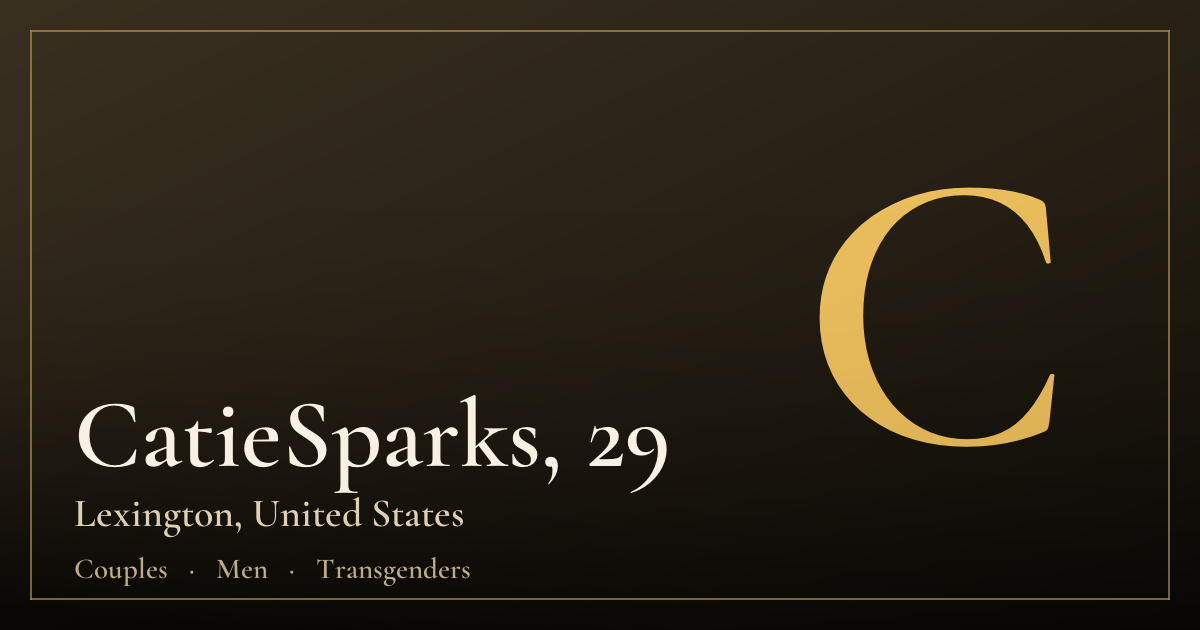 CatieSparks, 29 — Lexington