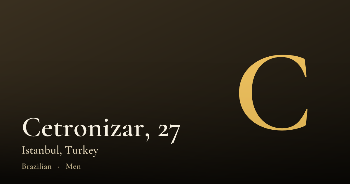 Cetronizar, 27 — Istanbul