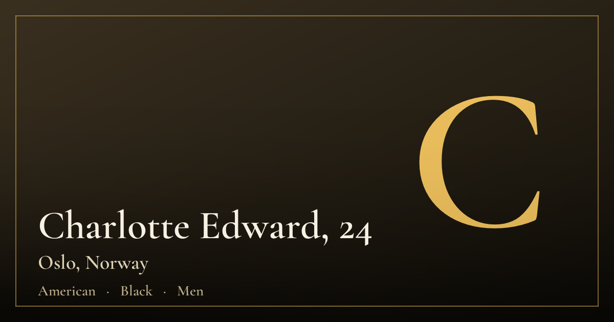 Charlotte Edward, 24 — Oslo