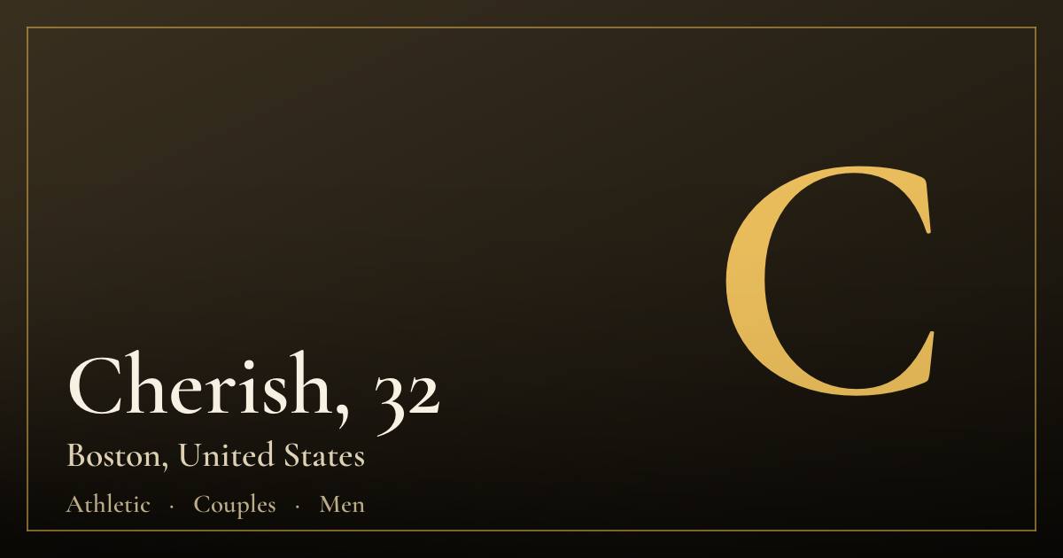 Cherish, 32 — Boston
