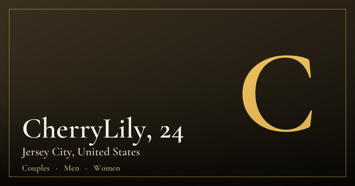 CherryLily, 24 — Jersey City