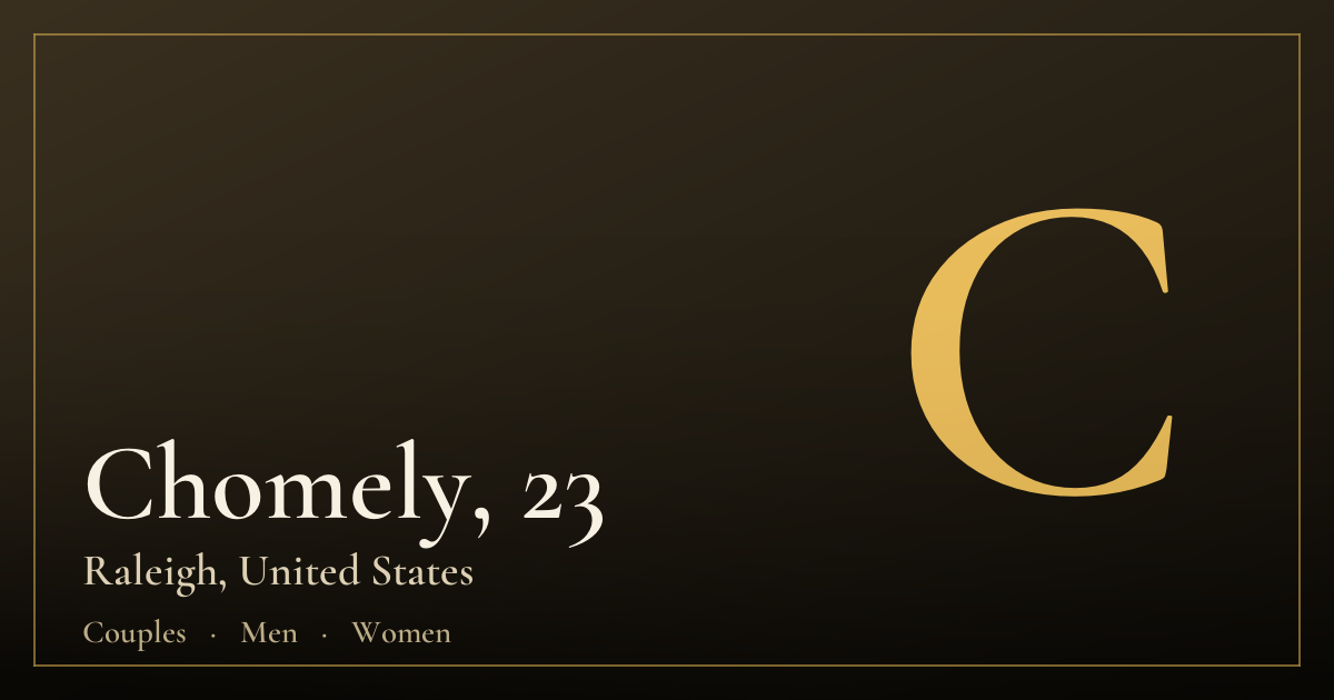 Chomely, 23 — Raleigh