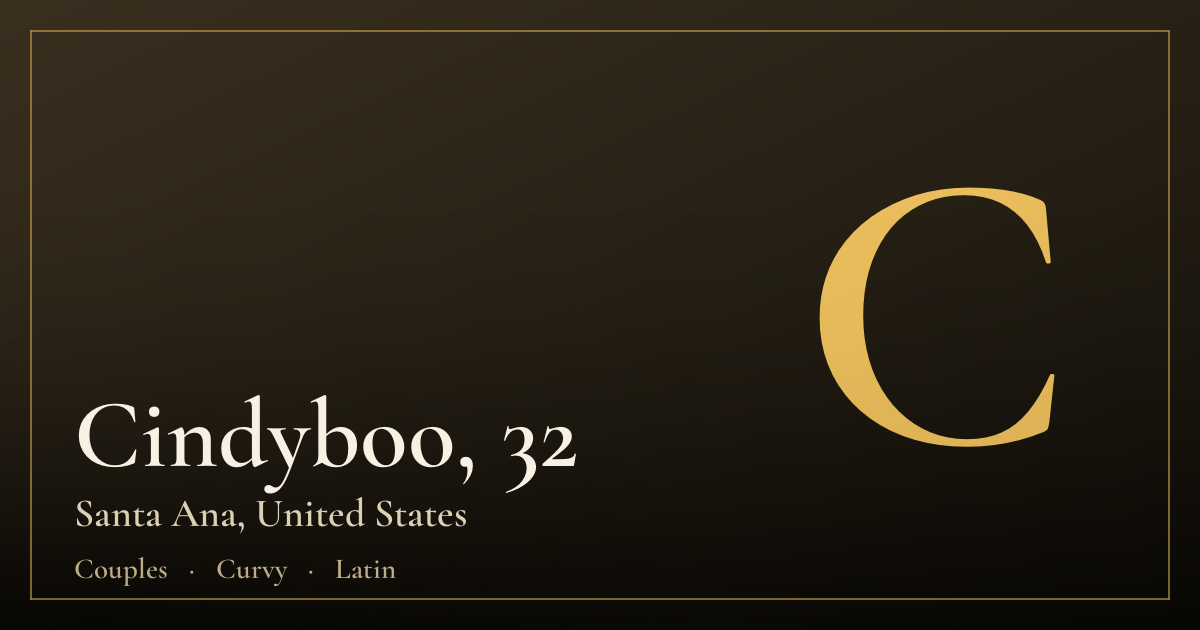 Cindyboo, 32 — Santa Ana