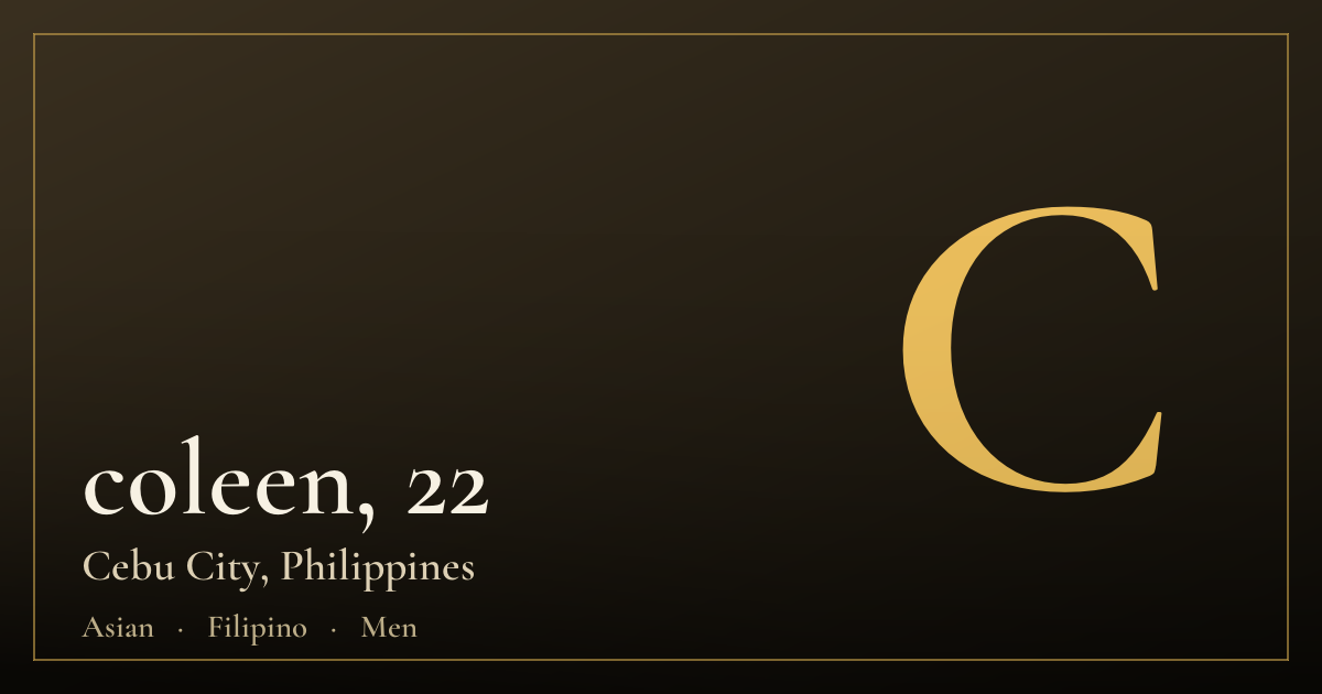 coleen, 22 — Cebu City