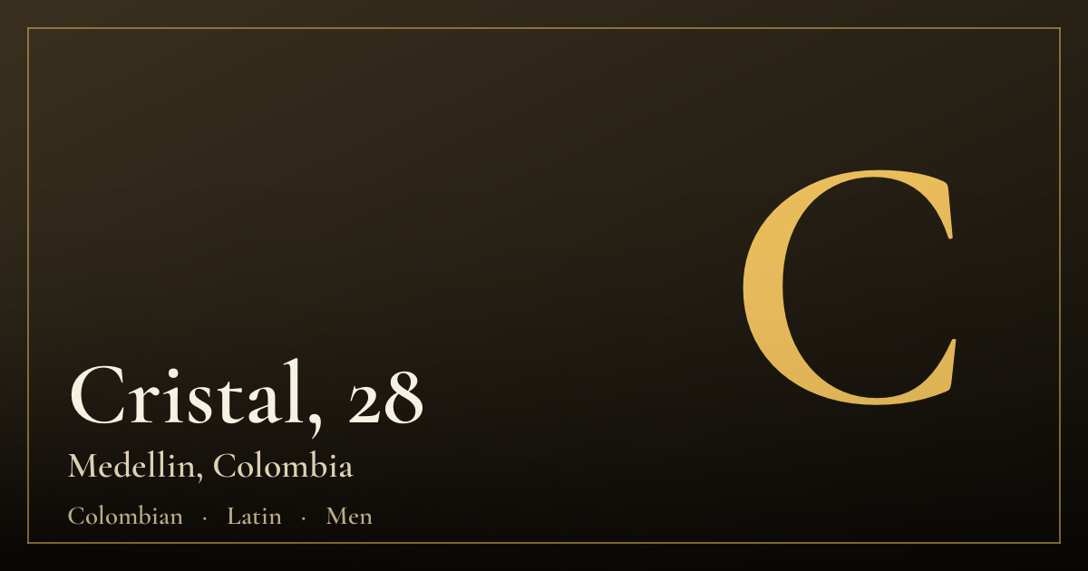 Cristal, 28 — Medellin