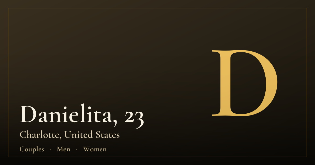 Danielita, 23 — Charlotte