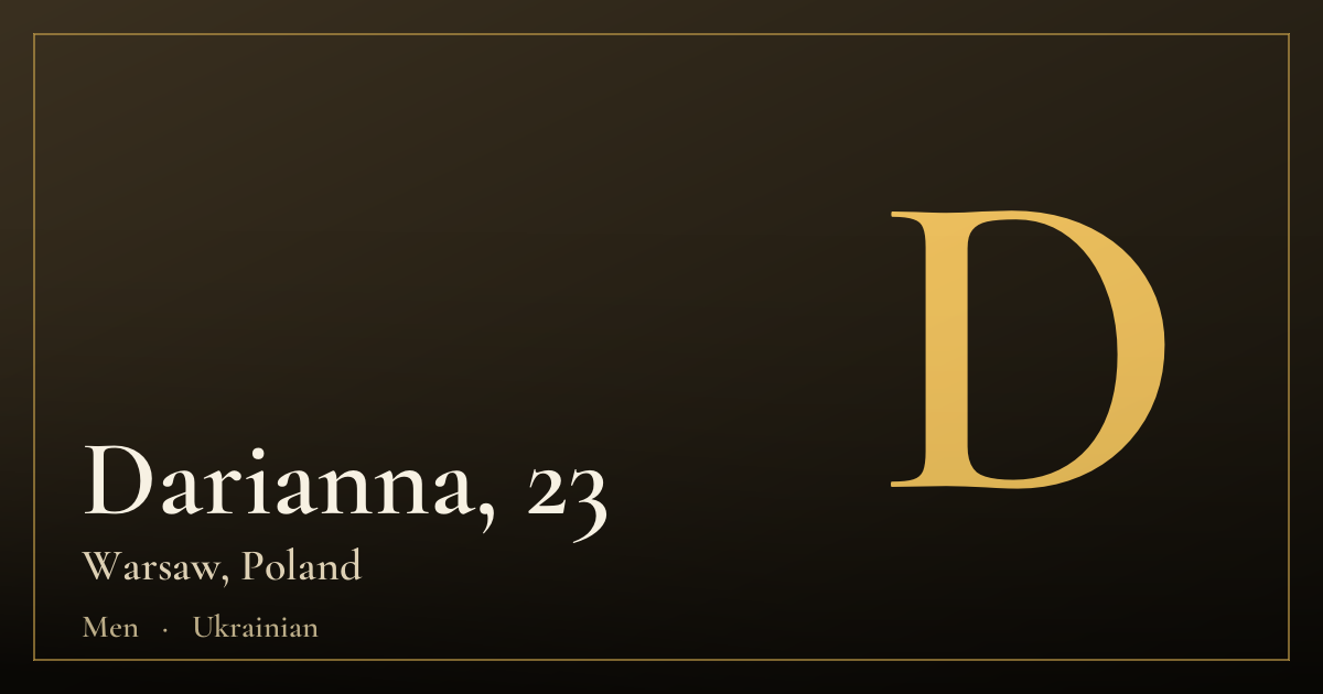 Darianna, 23 — Warsaw