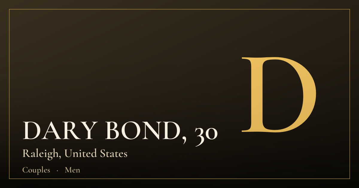 DARY BOND, 30 — Raleigh