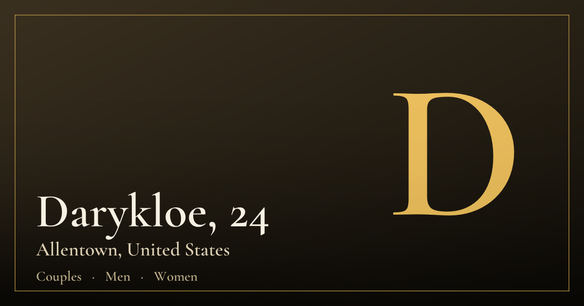 Darykloe, 24 — Allentown