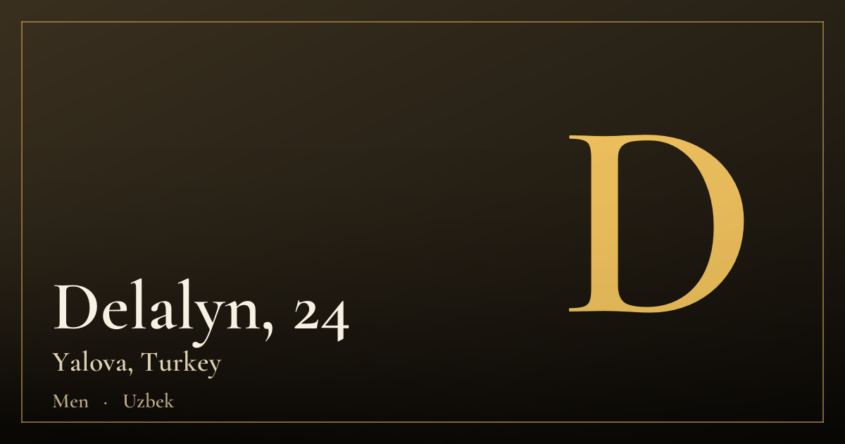 Delalyn, 24 — Yalova