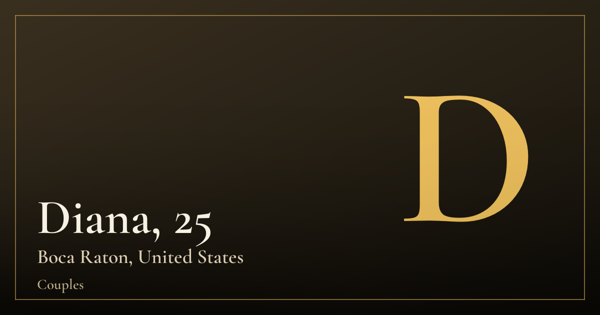 Diana, 25 — Boca Raton